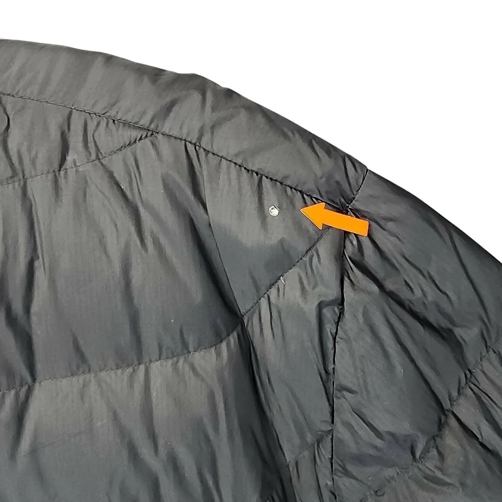 Columbia Mens XXL Puffer Jacket Black Omni-Heat Down Fill Omni-Shield‎ Insulated
